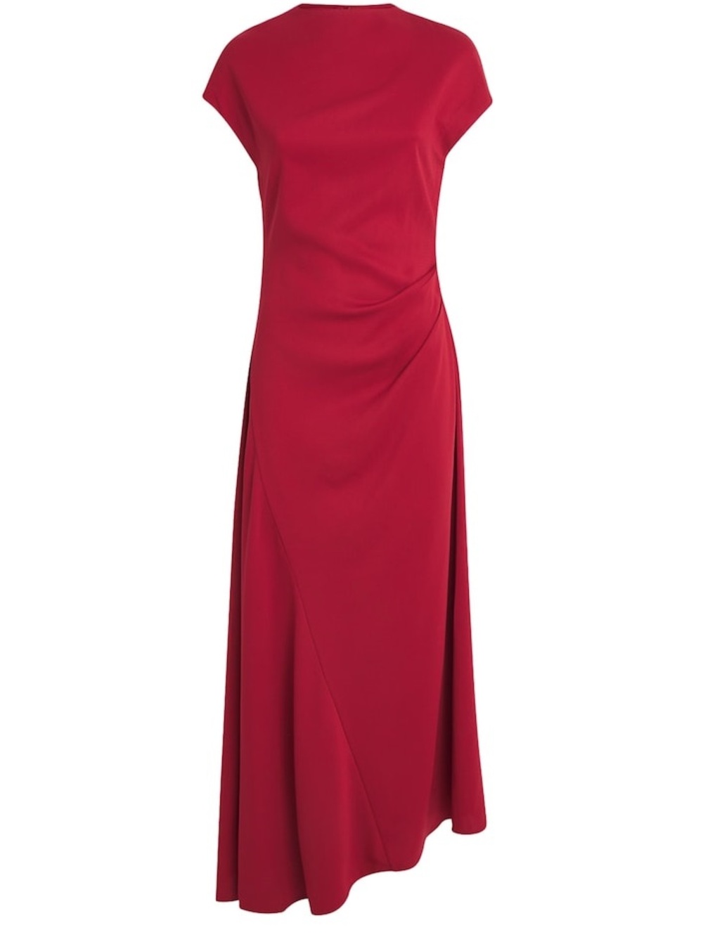 STAUD Zaya Draped Maxi Dress Red Size 0 NWT Designer Gown - Picture 6 of 14